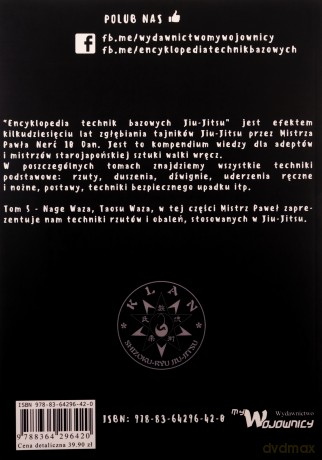 Encyklopedia technik bazowych Jiu-Jitsu (Tom 5) - Paweł Nerć [KSIĄŻKA]