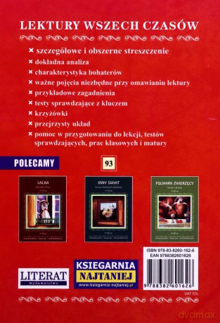Fraszki i Treny Jana Kochanowskiego Streszczenie, analiza, interpretacja - Elżbieta Bator [KSIĄŻKA]