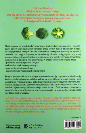 Jedz jak geniusz - Max Lugavere [KSIĄŻKA]