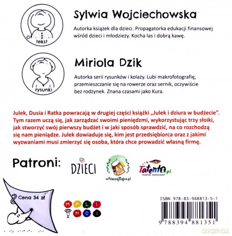 Julek i cały ten biznes - Sylwia Wojciechowska, Miriola Dzik [KSIĄŻKA]