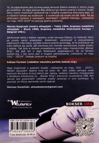 Kaliszanie na ringu 1932-2019 (Tom 1) - Janusz Stabno [KSIĄŻKA]