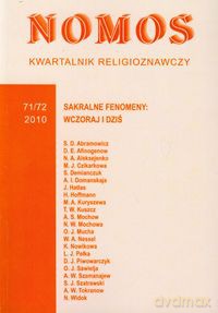 Kwartalnik religioznawczy Nr 71/72 2010 [KSIĄŻKA]