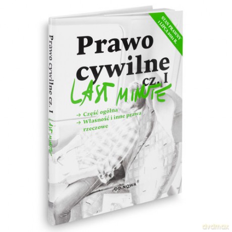 Last Minute Prawo Cywilne Część 1 2021 - Anna Gólska [KSIĄŻKA]
