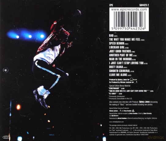 Michael Jackson: Bad Special Edition [CD]