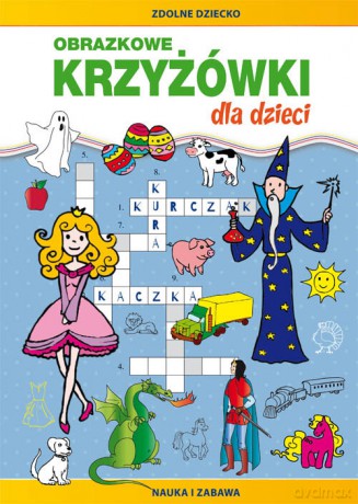 Obrazkowe krzyżówki dla dzieci - Monika Myślak [KSIĄŻKA]