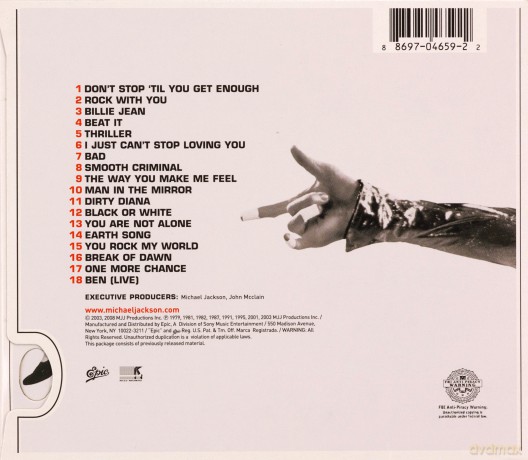 Michael Jackson: Number Ones (sliderpack) [CD]