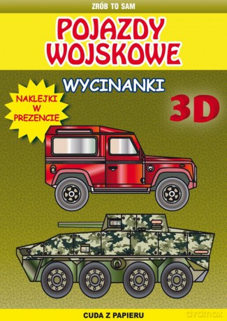 Pojazdy wojskowe wycinanki 3 D - Krzysztof Tonder [KSIĄŻKA]