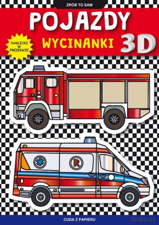 Pojazdy wycinanki 3 D - Krzysztof Tonder [KSIĄŻKA]
