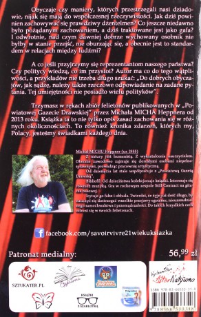 Savoir-vivre XXI wieku Polityka okiem prowincjusza - MICHU Michał Heppner [KSIĄŻKA]