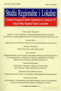Studia Regionalne i Lokalne 3(37) 2009 [KSIĄŻKA]