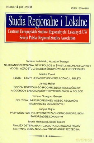 Studia Regionalne i Lokalne 4(34)2008 [KSIĄŻKA]