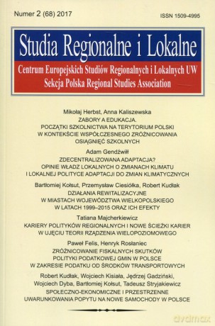 Studia Regionalne i Lokalne nr 2 (68) 2017 [KSIĄŻKA]