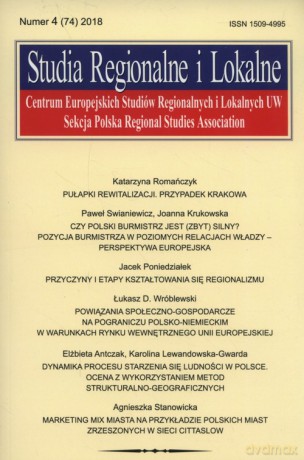 Studia Regionalne i Lokalne nr 4 (74) 2018 [KSIĄŻKA]