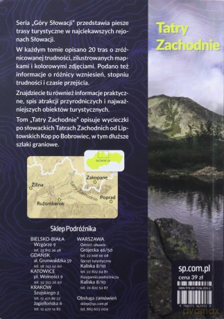Tatry Zachodnie Góry Słowacji - Daniel Kollar [KSIĄŻKA]
