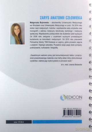Zarys anatomii człowieka - Małgorzata Bujnowska [KSIĄŻKA]