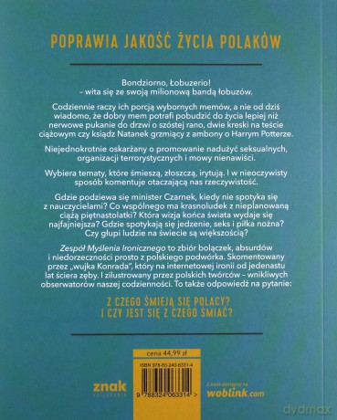 Zespół Myślenia Ironicznego. - Konrad Kozakiewicz [KSIĄŻKA]