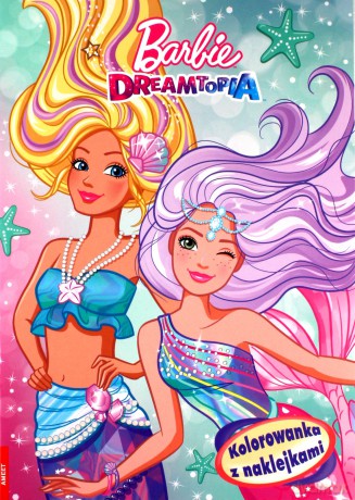 Barbie dreamtopia Kolorowanka z naklejkami NA-1403 [KSIĄŻKA]