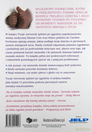Twoje Niemowlę Tydzień Po Tygodniu - Simone Cave, Caroline Fertleman [KSIĄŻKA]