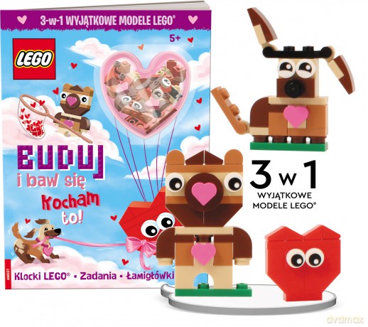 Lego books Buduj i baw się Kocham to! BBAZ-6605 [KSIĄŻKA]