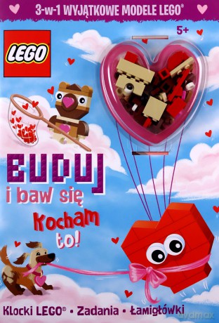 Lego books Buduj i baw się Kocham to! BBAZ-6605 [KSIĄŻKA]