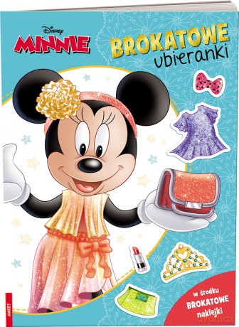 Minnie Brokatowe ubieranki SDLB-9103 [KSIĄŻKA]