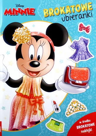 Minnie Brokatowe ubieranki SDLB-9103 [KSIĄŻKA]