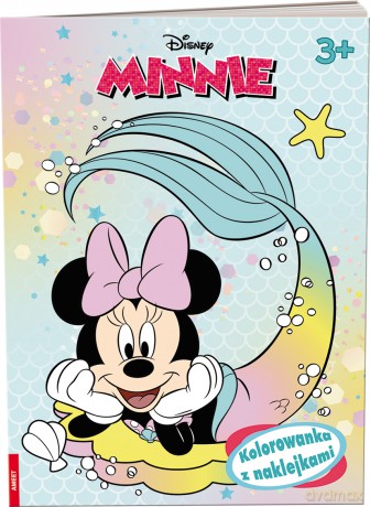 Minnie Kolorowanka z naklejkami NA-9123 [KSIĄŻKA]
