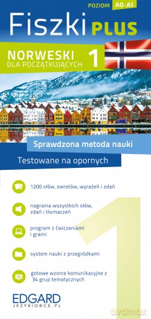 Norweski dla początkujących. Fiszki PLUS [KSIĄŻKA]