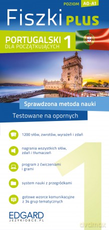 Portugalski dla początkujących. Fiszki PLUS [KSIĄŻKA]
