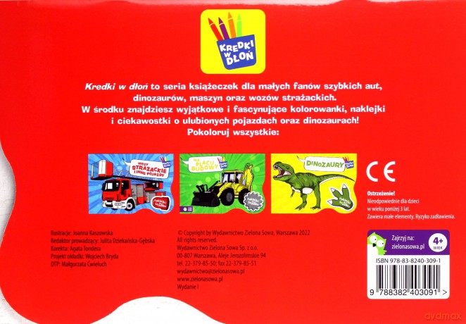 Pracowite maszyny. Kredki w dłoń [KSIĄŻKA]
