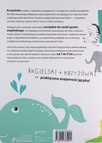 Ucz się słówek z tych krzyżówek! Angielskie krzyżówki dla najmłodszych - Magdalena Bonk [KSIĄŻKA]