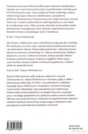 Własność dóbr intelektualnych - Bartosz Mika [KSIĄŻKA]