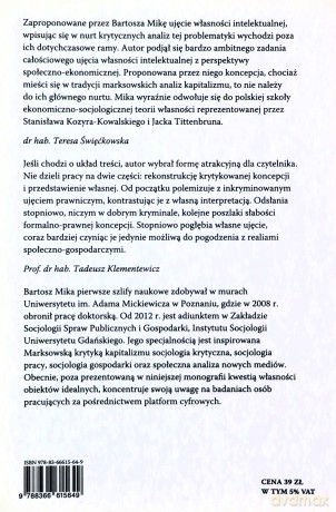 Własność dóbr intelektualnych - Bartosz Mika [KSIĄŻKA]