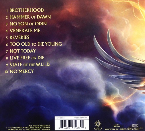 Hammerfall: Hammer Of Dawn (digipack) [CD]