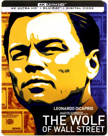The Wolf of Wall Street (Wilk z Wall Street) (steelbook) [Blu-Ray 4K]+[Blu-Ray]