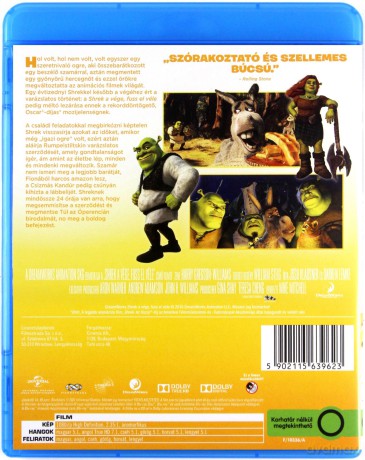 Shrek 4 Forever (HUN: Shrek a vége, fuss el véle) [Blu-Ray]