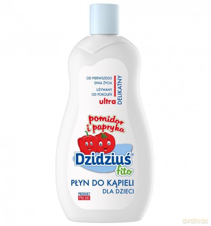 Dzidziuś Fito Płyn do kąpieli ultra delikatny dla dzieci Pomidor i Papryka 500 ml