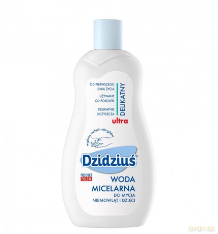 Dzidziuś Woda micelarna do mycia dla dzieci i niemowląt 500 ml