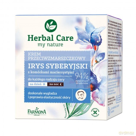 Farmona Herbal Care Krem przeciwzmarszczkowy Irys Syberyjski na dzień i noc 50 ml