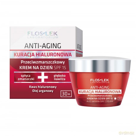 Floslek Anti Aging Kuracja Hialuronowa Krem przeciwzmarszczkowy na dzień 50 ml