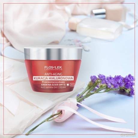 Floslek Anti Aging Kuracja Hialuronowa Krem przeciwzmarszczkowy na dzień 50 ml