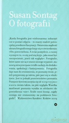 O fotografii. - Sontag Susan [KSIĄŻKA]