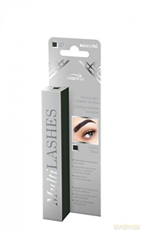 Joanna Multi Lashes Koloryzujący korektor do brwi - czarny 8.5g