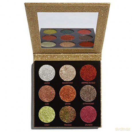 Makeup Revolution Paleta Prasowanych Brokatów Midas Touch