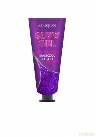 Marion Glow Girl Nawilżająca Maseczka peel-off z brokatem 50 ml