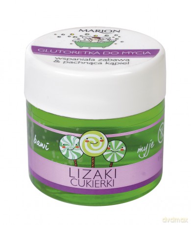 Marion Kids Glutoretka do mycia ciała dla dzieci Lizaki Cukierki 110g