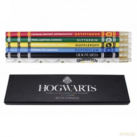 Harry Potter Hogwart Zestaw ołówków 6 szt.