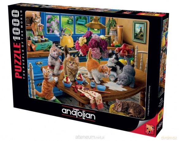 ANATOLIAN 1000 el. Kotki w kuchni [PUZZLE]