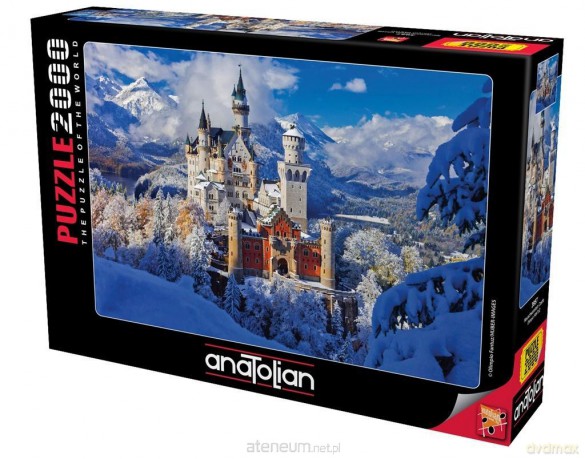 ANATOLIAN 2000 el. Niemcy, Zamek Neuschwanstein zimą [PUZZLE]