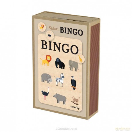 Bingo dla Dzieci Gra Planszowa Safari [GRA]